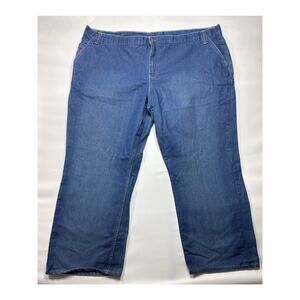 Lapco FR Men's Carpenter Straight Leg Blue Denim Jeans - Size 52x36 (52x33)